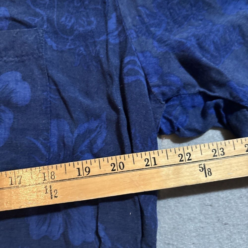 Vintage Kennington Ltd Hawaiian Dragon Flames Shirt Button Up‎ Mens XL Blue Red - Picture 4 of 7